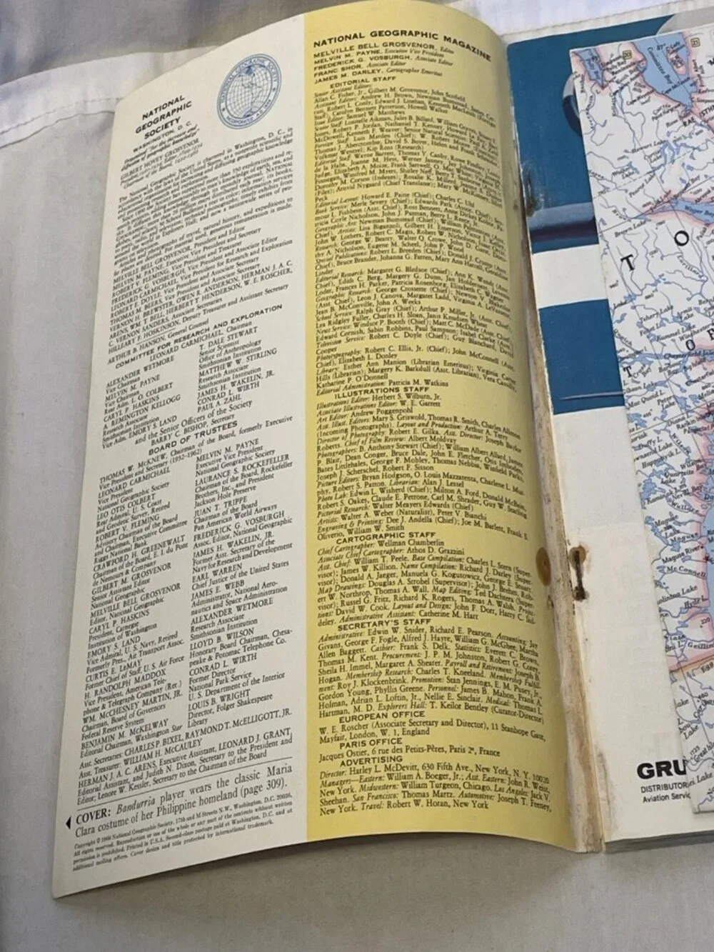 National Geographic supplemental map